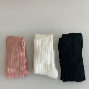 Baby And Toddler Girls Cable Knit Tights